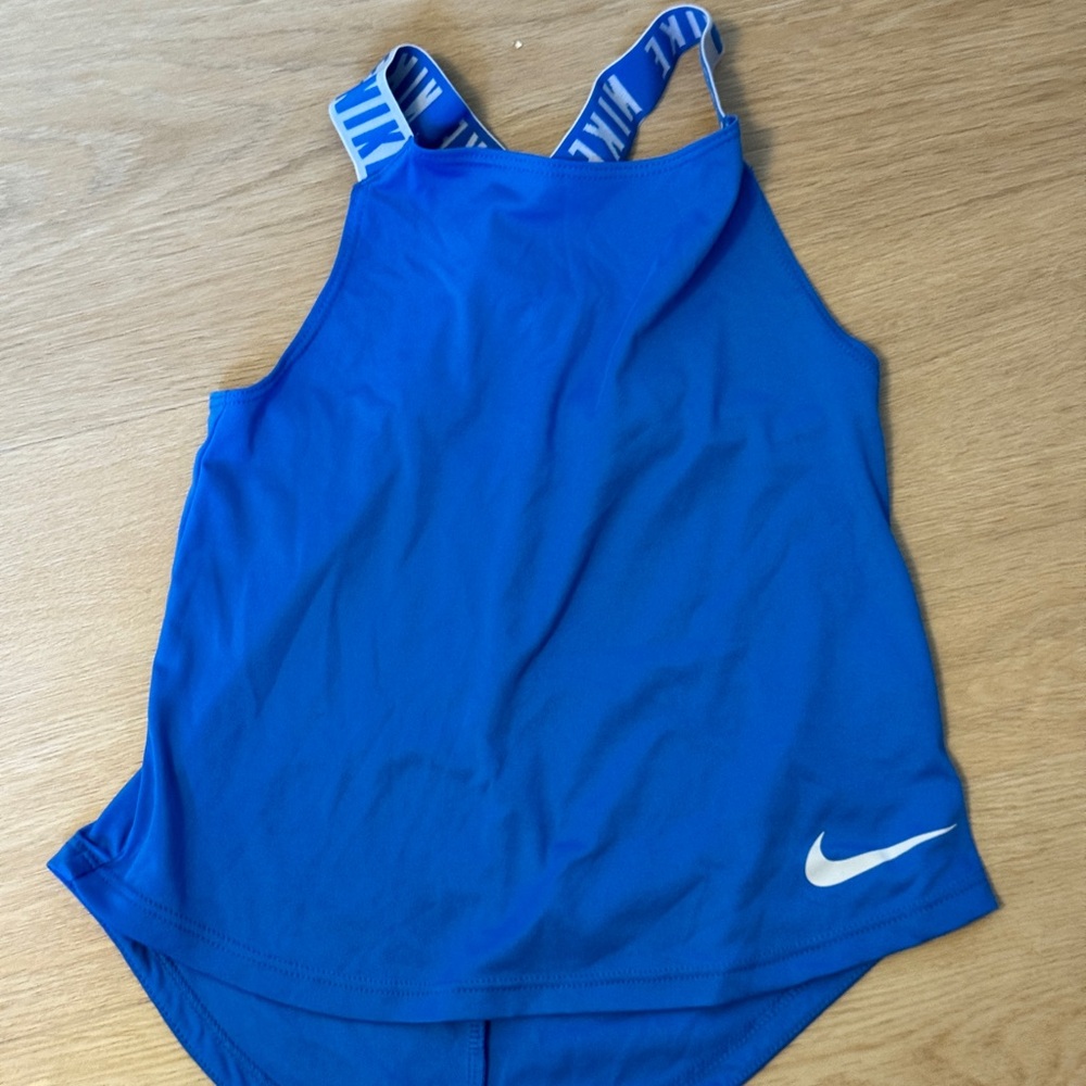 Nike Blue Tank Top with Logo